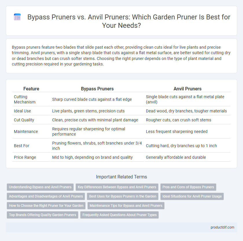 Bypass Pruners vs. Anvil Pruners: Which Garden Pruner Is Best for Your Needs?