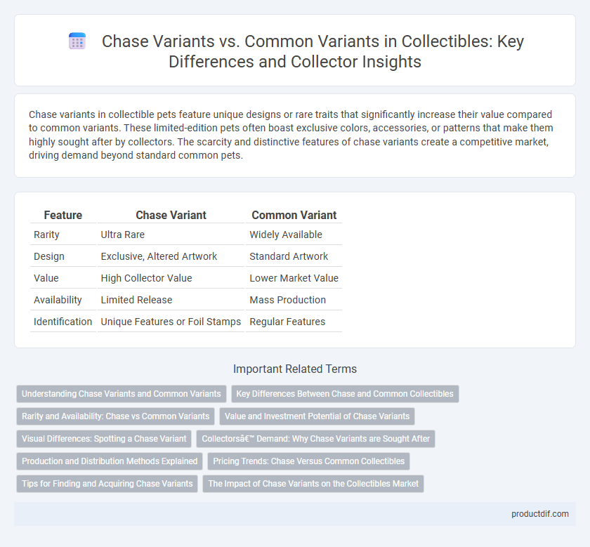 Chase Variants vs. Common Variants in Collectibles: Key Differences and Collector Insights