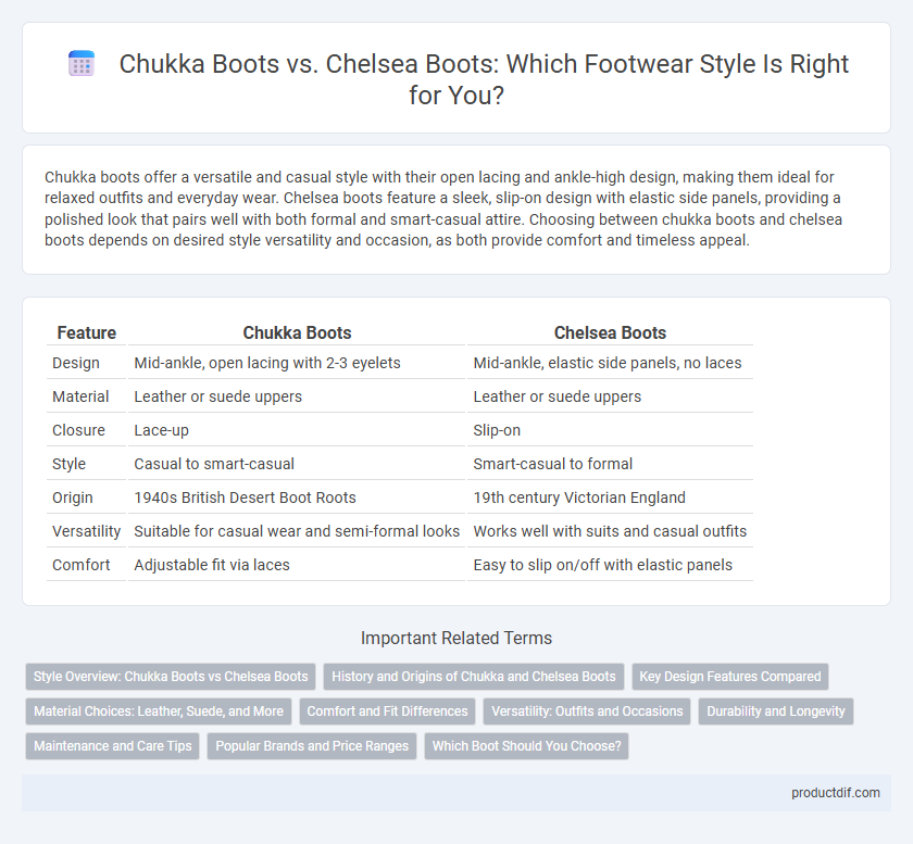 Chukka Boots vs. Chelsea Boots: Which Footwear Style Is Right for You?