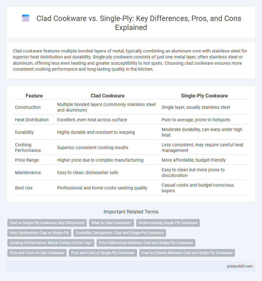 Clad Cookware vs. Single-Ply: Key Differences, Pros, and Cons Explained