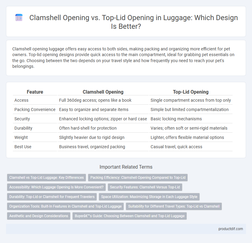 Clamshell Opening vs. Top-Lid Opening in Luggage: Which Design Is Better?