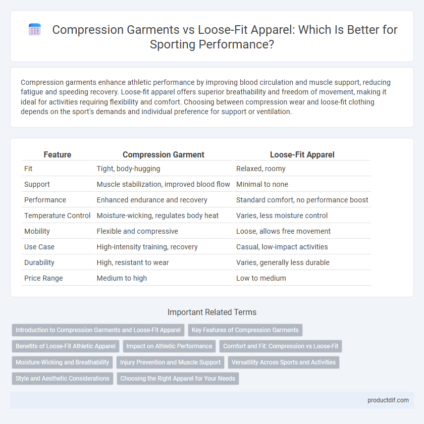 Compression Garments vs Loose-Fit Apparel: Which Is Better for Sporting Performance?