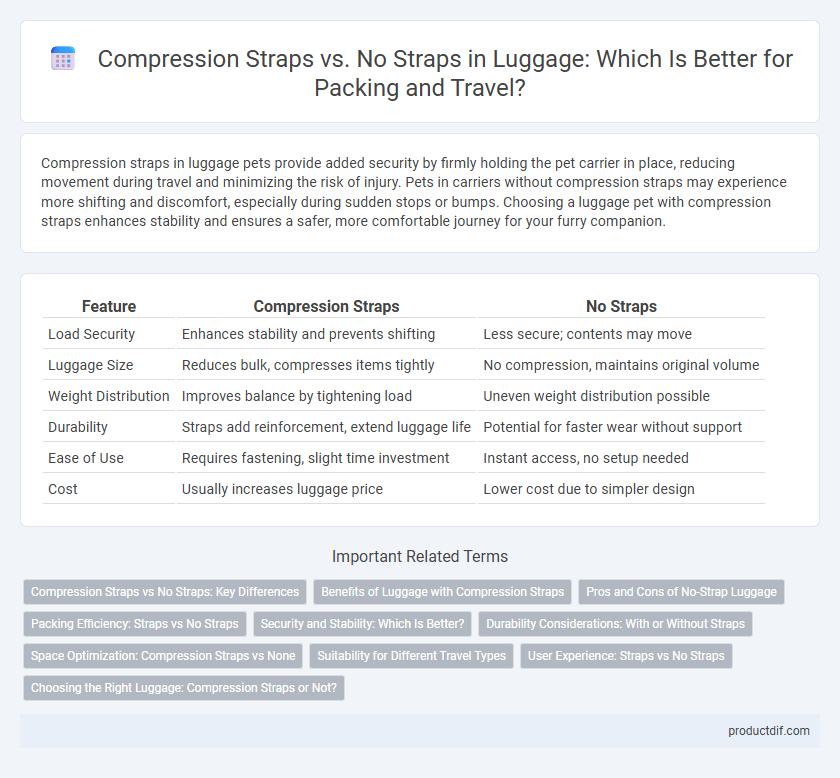 Compression Straps vs. No Straps in Luggage: Which Is Better for Packing and Travel?