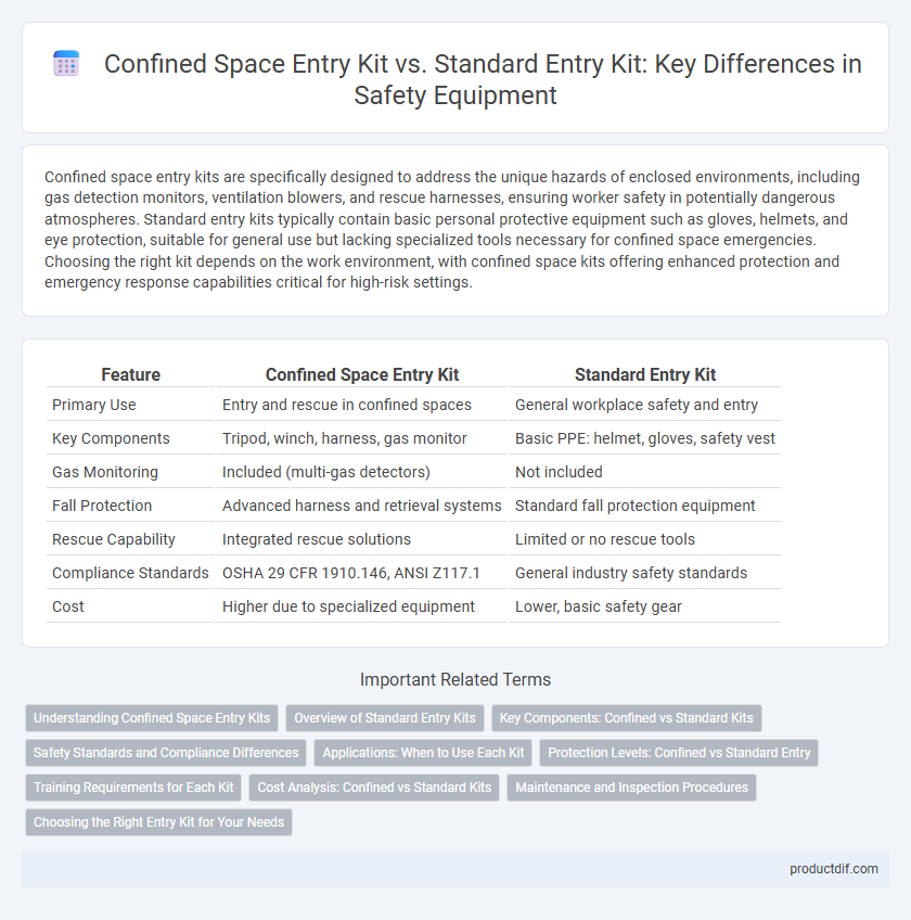Confined Space Entry Kit vs. Standard Entry Kit: Key Differences in Safety Equipment