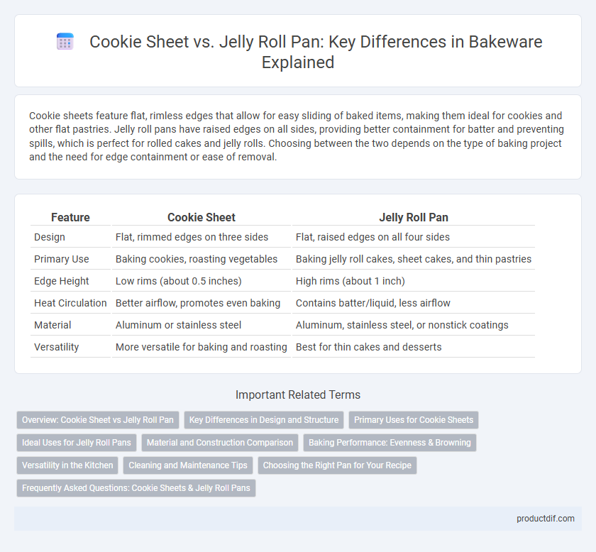 Cookie Sheet vs. Jelly Roll Pan: Key Differences in Bakeware Explained
