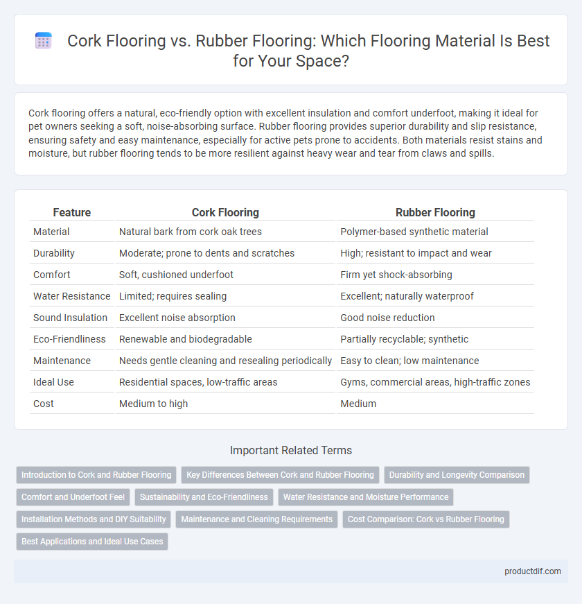 Cork Flooring vs. Rubber Flooring: Which Flooring Material Is Best for Your Space?