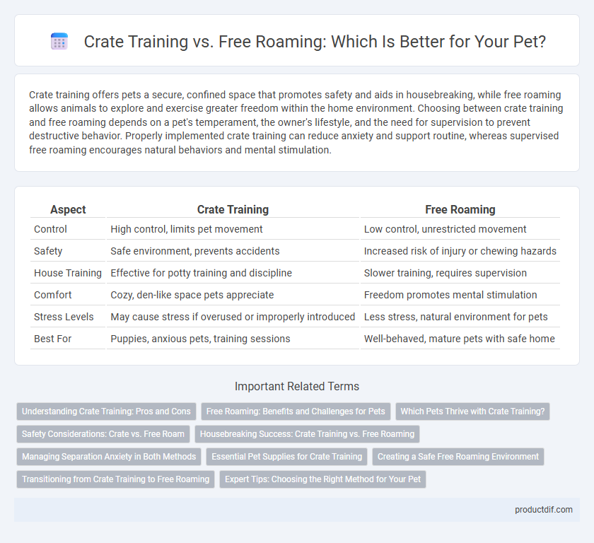 Crate Training vs. Free Roaming: Which Is Better for Your Pet?