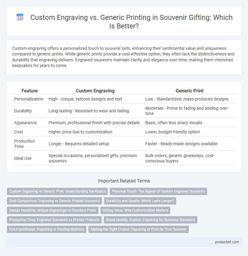 Custom Engraving vs. Generic Printing in Souvenir Gifting: Which Is Better?