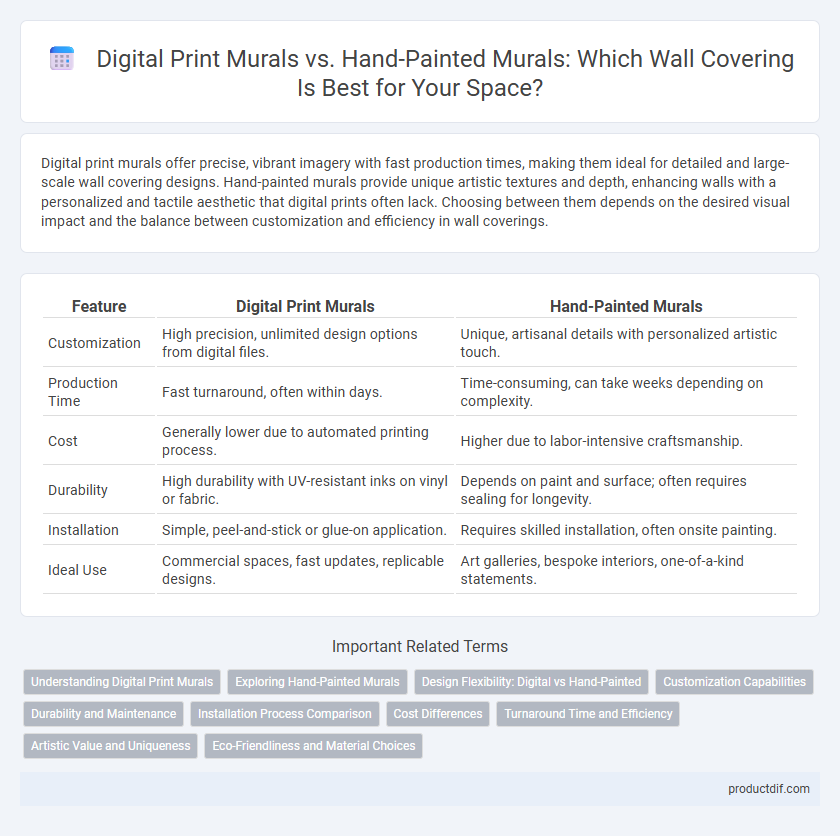 Digital Print Murals vs. Hand-Painted Murals: Which Wall Covering Is Best for Your Space?
