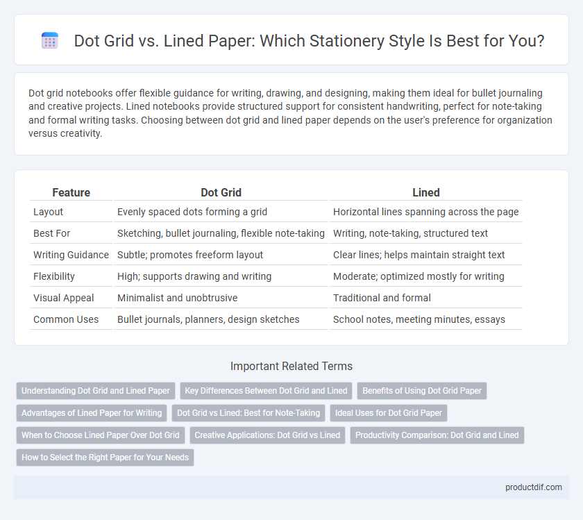 Dot Grid vs. Lined Paper: Which Stationery Style Is Best for You?