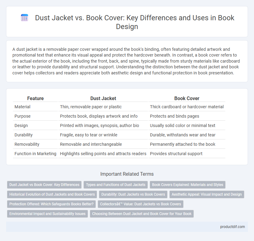 Dust Jacket vs. Book Cover: Key Differences and Uses in Book Design