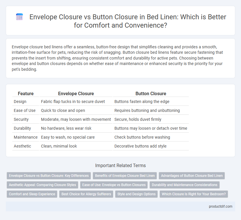 Envelope Closure vs Button Closure in Bed Linen: Which is Better for Comfort and Convenience?