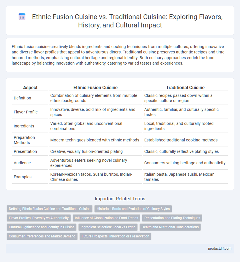 Ethnic Fusion Cuisine vs. Traditional Cuisine: Exploring Flavors, History, and Cultural Impact