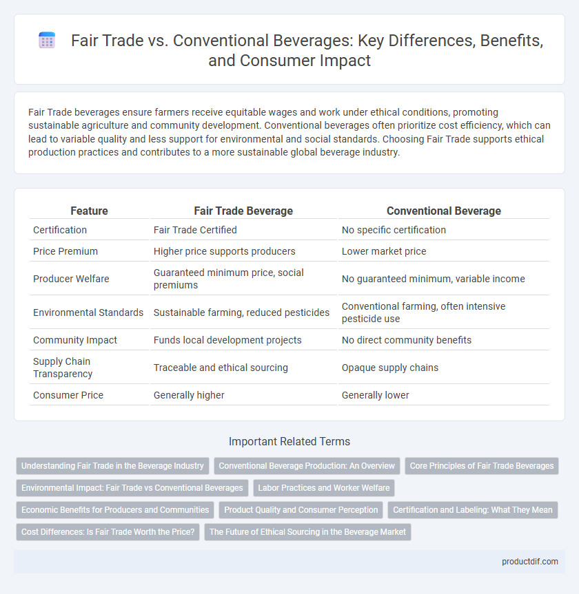 Fair Trade vs. Conventional Beverages: Key Differences, Benefits, and Consumer Impact