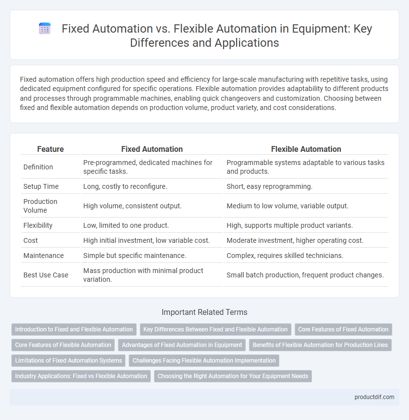 Fixed Automation vs. Flexible Automation in Equipment: Key Differences and Applications