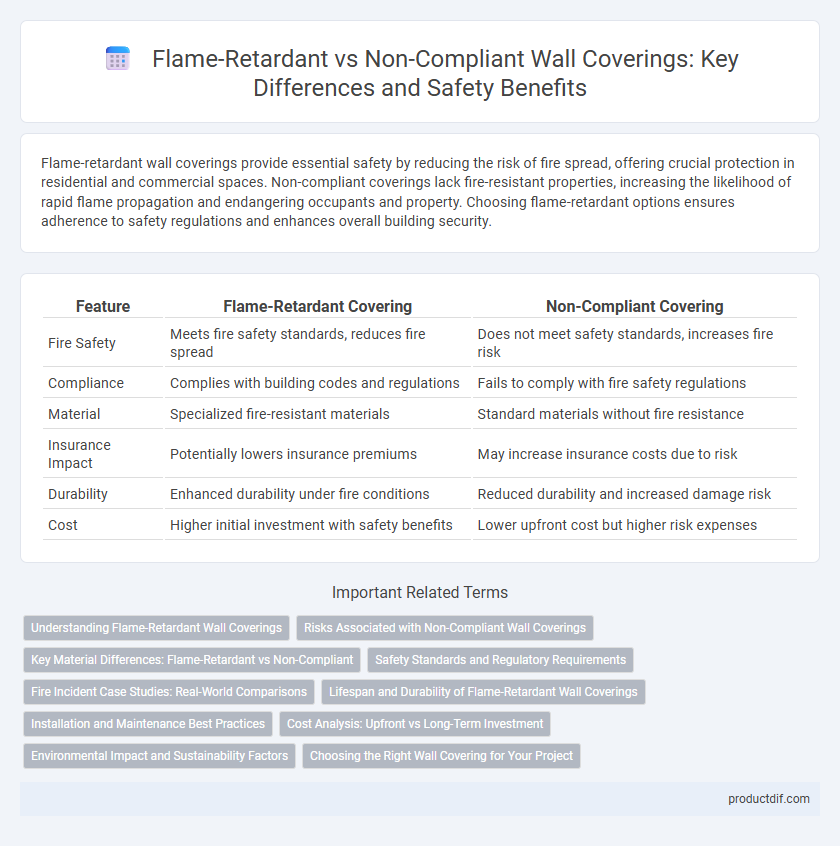 Flame-Retardant vs Non-Compliant Wall Coverings: Key Differences and Safety Benefits