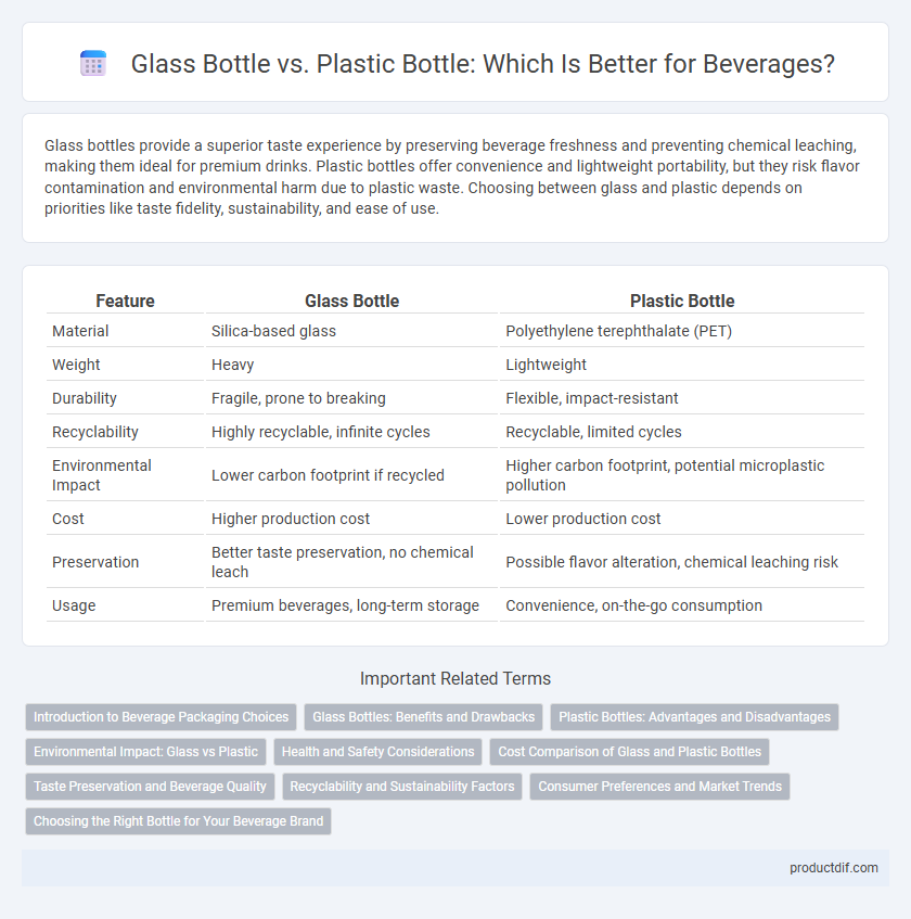 Glass Bottle vs. Plastic Bottle: Which Is Better for Beverages?