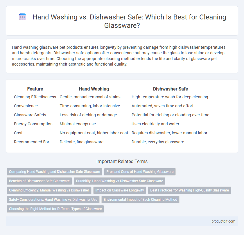 Hand Washing vs. Dishwasher Safe: Which Is Best for Cleaning Glassware?