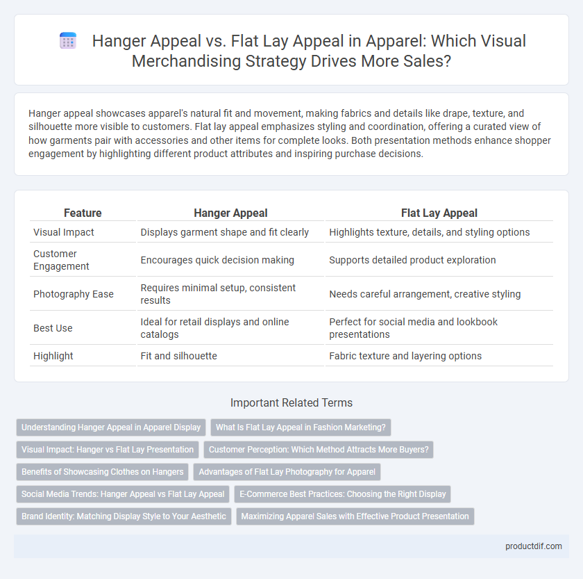 Hanger Appeal vs. Flat Lay Appeal in Apparel: Which Visual Merchandising Strategy Drives More Sales?