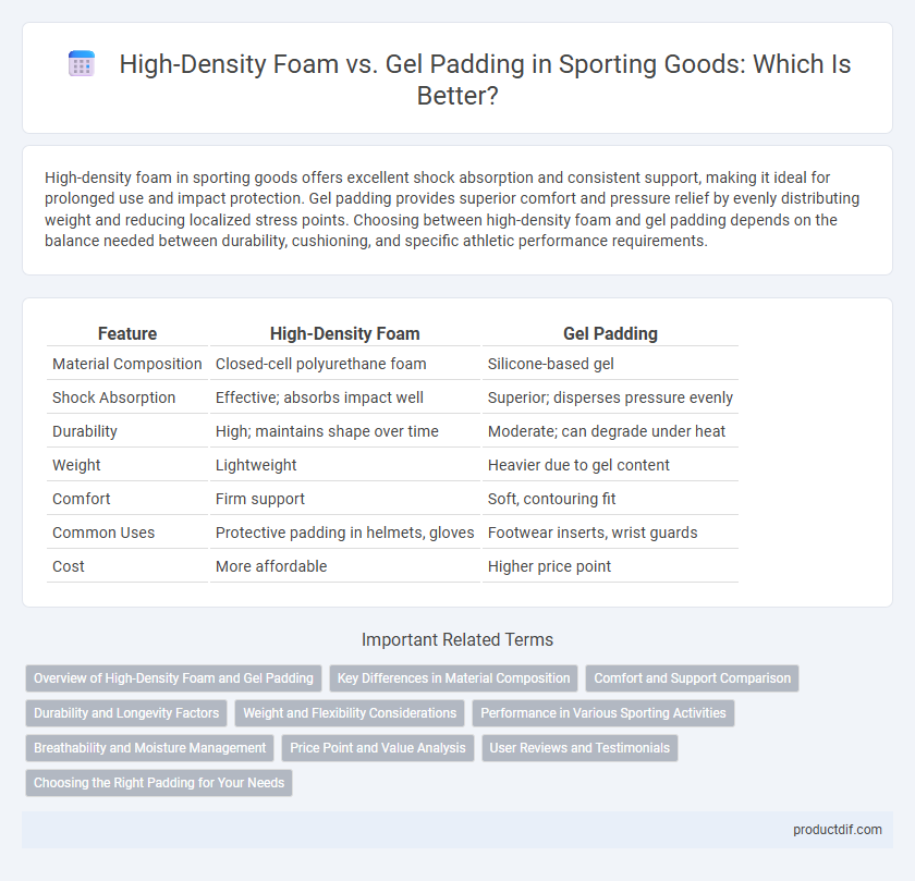 High-Density Foam vs. Gel Padding in Sporting Goods: Which Is Better?