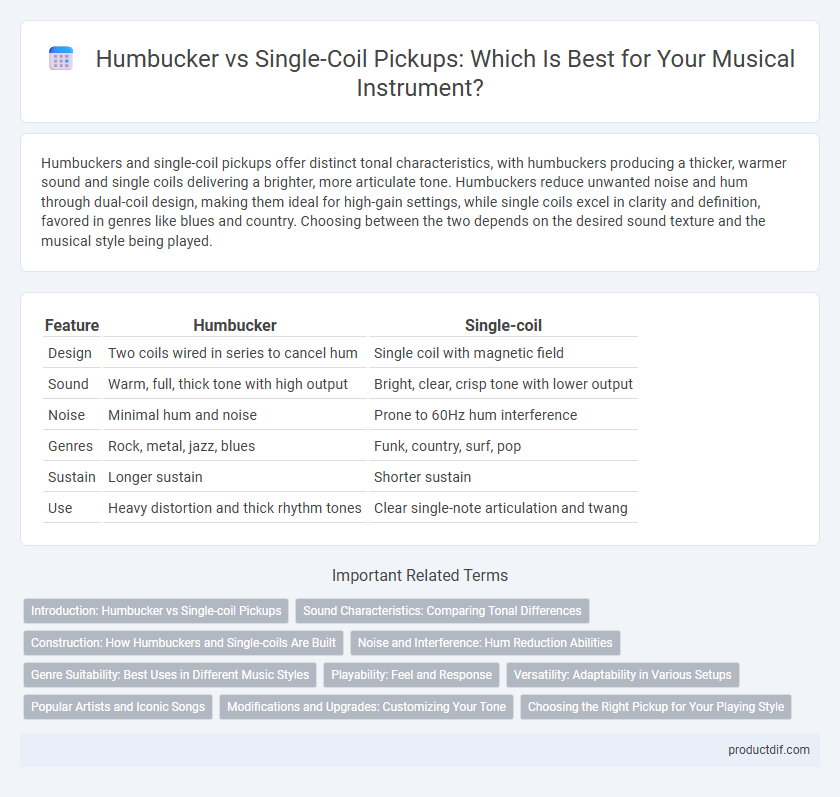 Humbucker vs Single-Coil Pickups: Which Is Best for Your Musical Instrument?