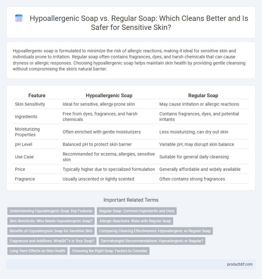 Hypoallergenic Soap vs. Regular Soap: Which Cleans Better and Is Safer for Sensitive Skin?