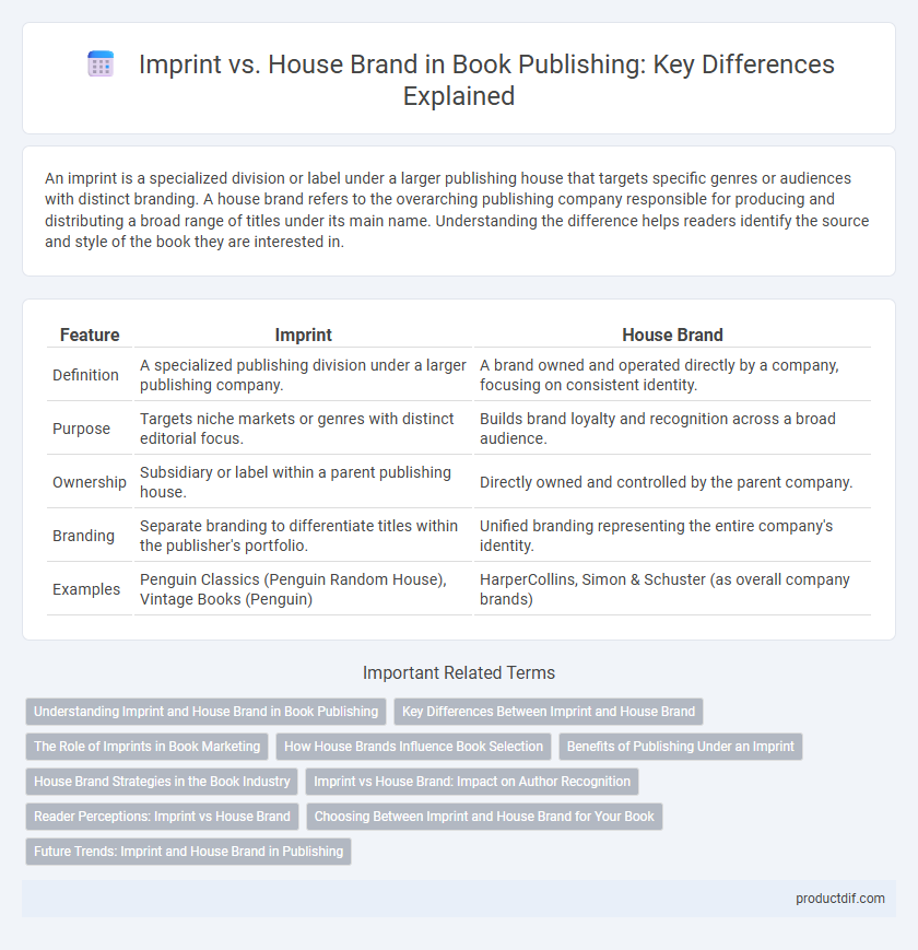 Imprint vs. House Brand in Book Publishing: Key Differences Explained