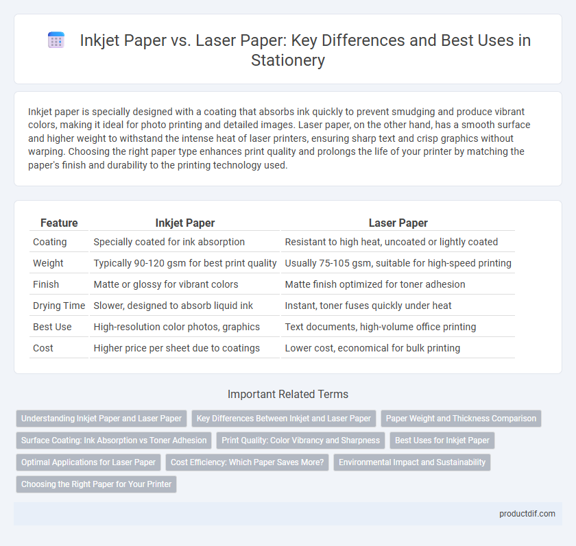 Inkjet Paper vs. Laser Paper: Key Differences and Best Uses in Stationery