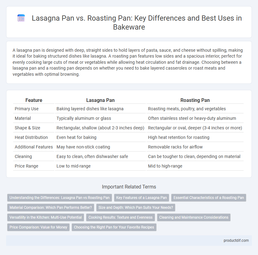 Lasagna Pan vs. Roasting Pan: Key Differences and Best Uses in Bakeware