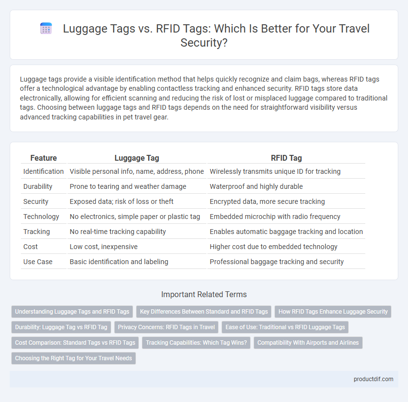 Luggage Tags vs. RFID Tags: Which Is Better for Your Travel Security?