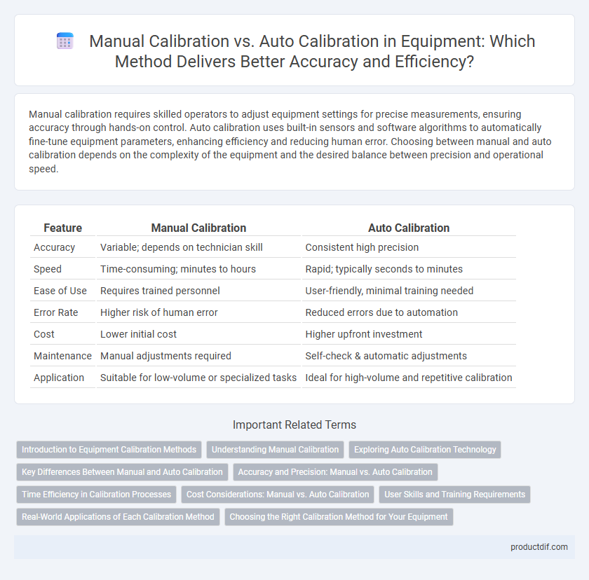 Manual Calibration vs. Auto Calibration in Equipment: Which Method Delivers Better Accuracy and Efficiency?