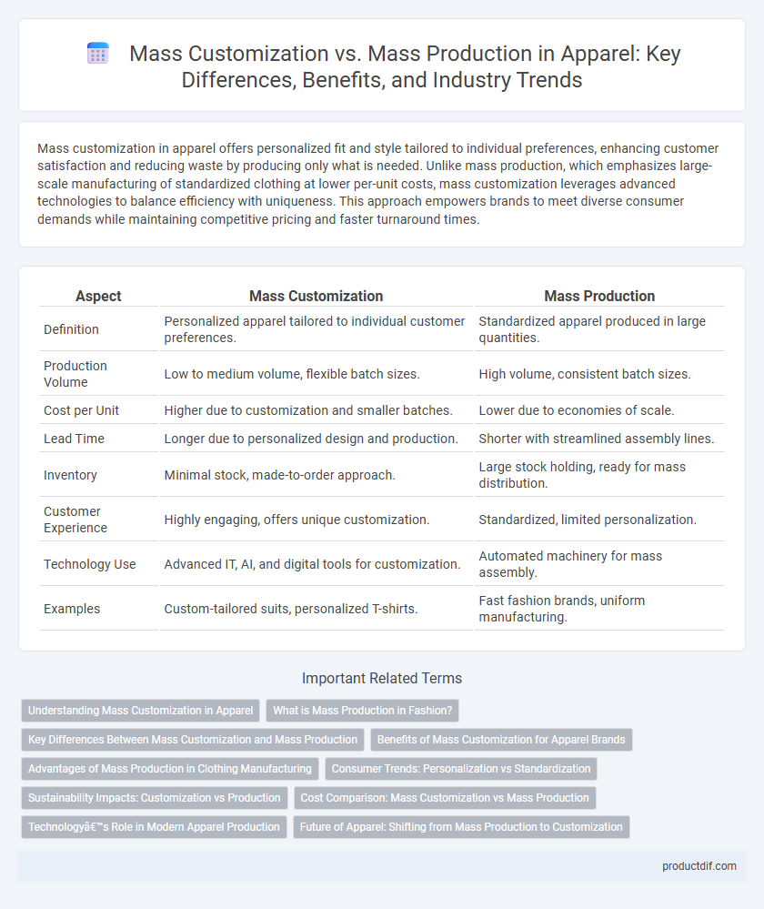 Mass Customization vs. Mass Production in Apparel: Key Differences, Benefits, and Industry Trends