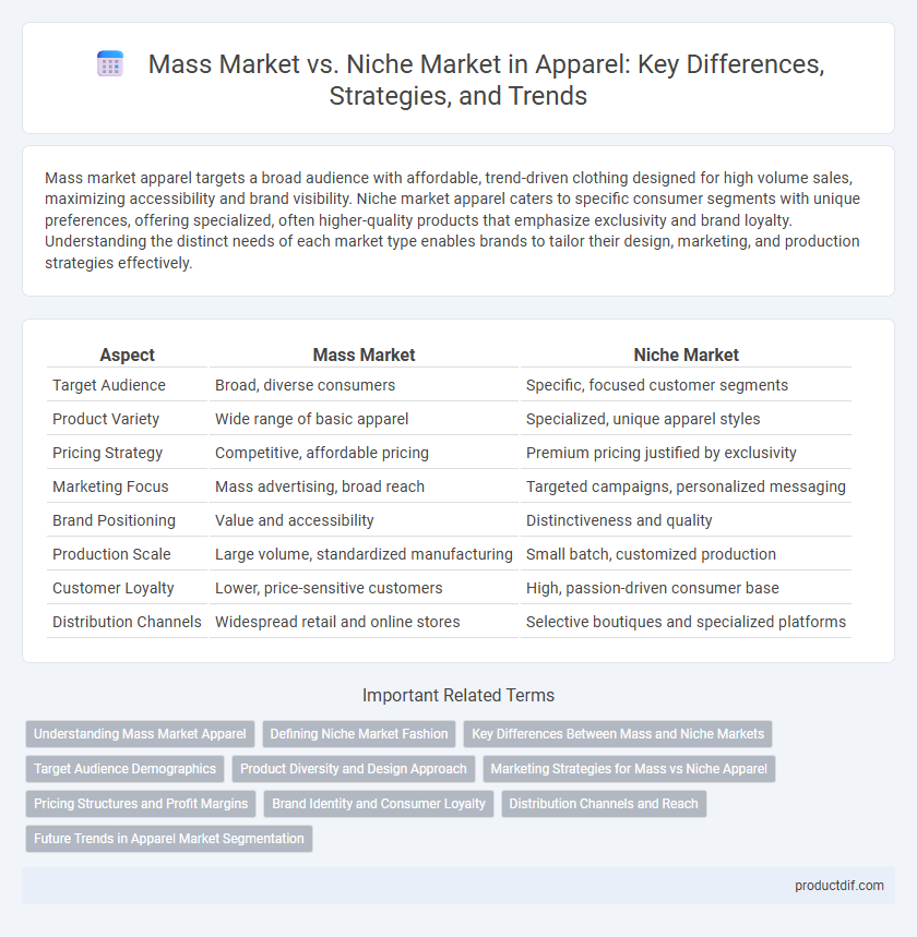 Mass Market vs. Niche Market in Apparel: Key Differences, Strategies, and Trends