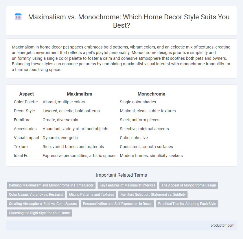 Maximalism vs. Monochrome: Which Home Decor Style Suits You Best?