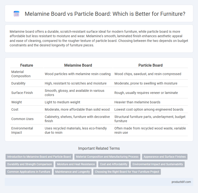 Melamine Board vs Particle Board: Which is Better for Furniture?