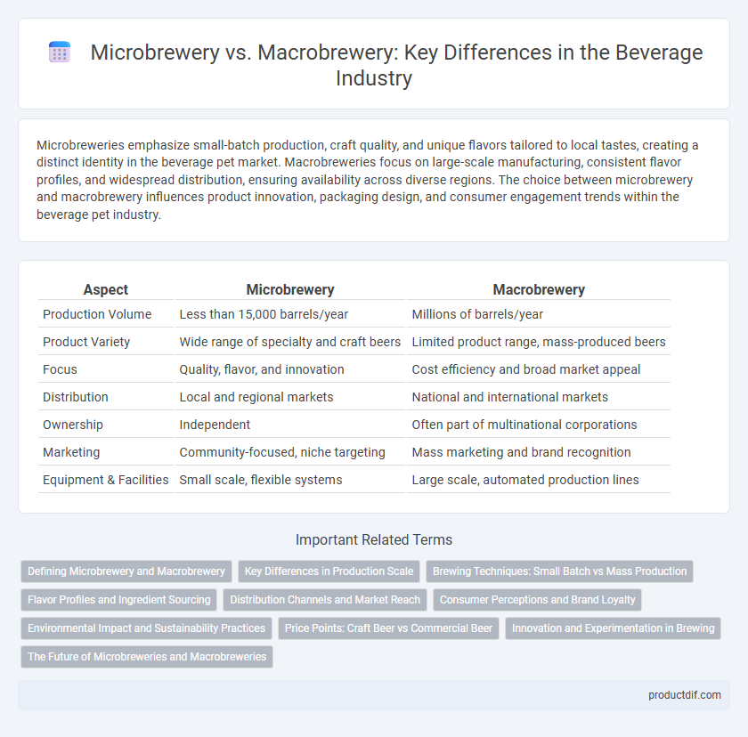 Microbrewery vs. Macrobrewery: Key Differences in the Beverage Industry