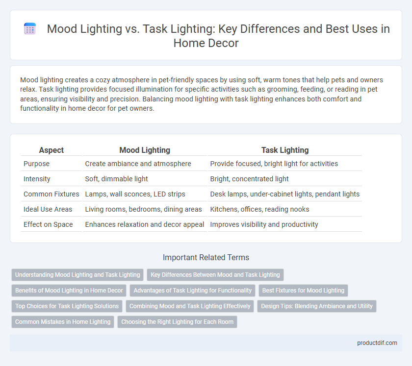 Mood Lighting vs. Task Lighting: Key Differences and Best Uses in Home Decor