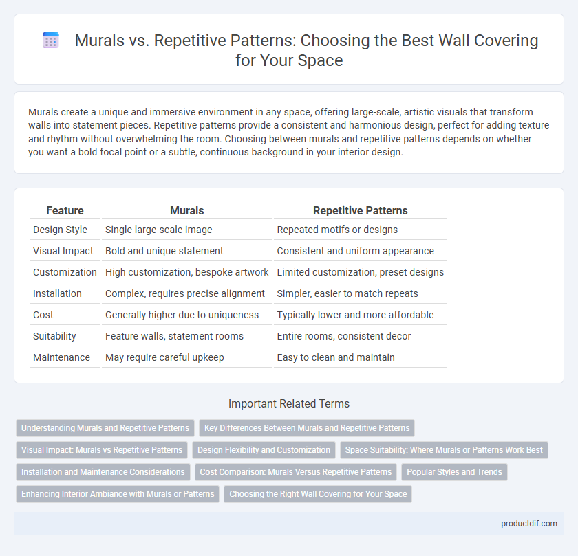 Murals vs. Repetitive Patterns: Choosing the Best Wall Covering for Your Space