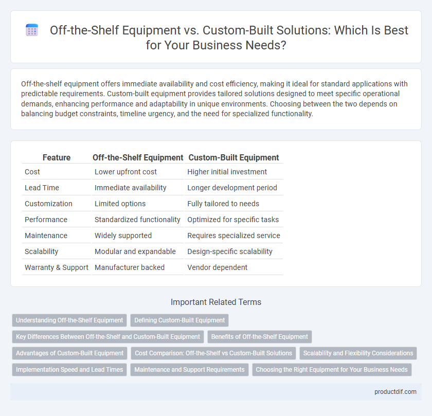 Off-the-Shelf Equipment vs. Custom-Built Solutions: Which Is Best for Your Business Needs?