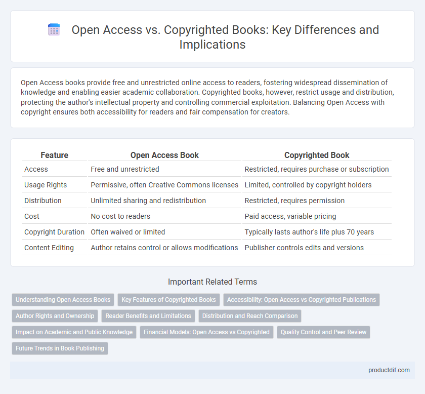 Open Access vs. Copyrighted Books: Key Differences and Implications
