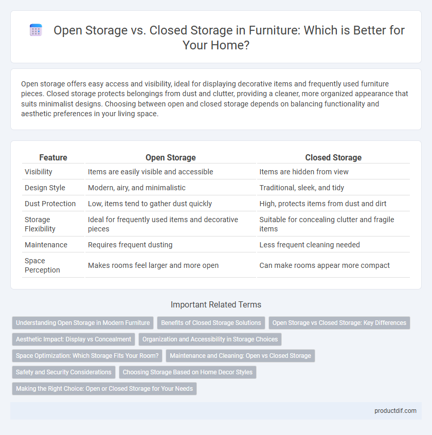 Open Storage vs. Closed Storage in Furniture: Which is Better for Your Home?