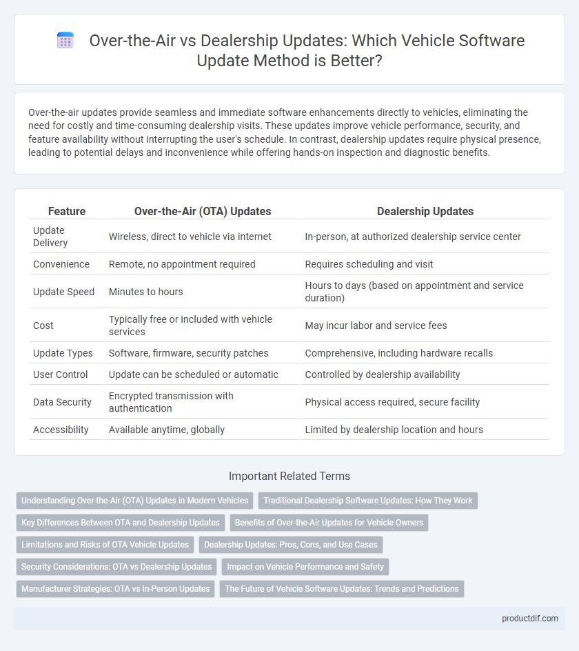 Over-the-Air vs Dealership Updates: Which Vehicle Software Update Method is Better?