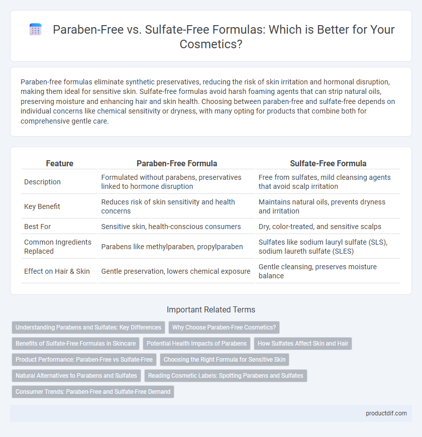 Paraben-Free vs. Sulfate-Free Formulas: Which is Better for Your Cosmetics?