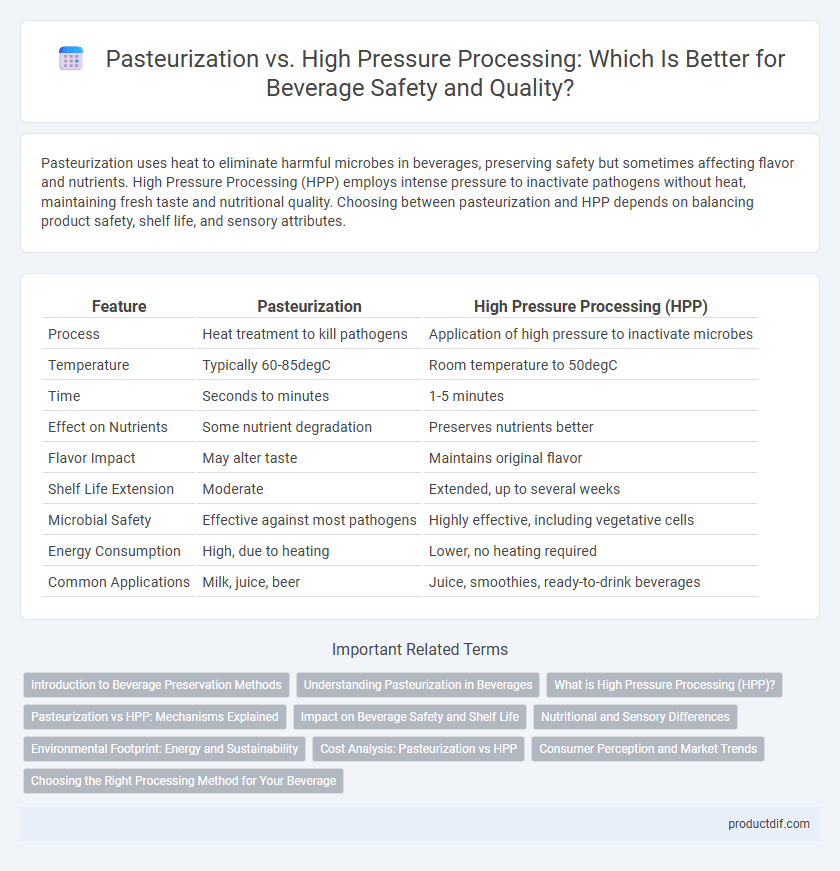Pasteurization vs. High Pressure Processing: Which Is Better for Beverage Safety and Quality?