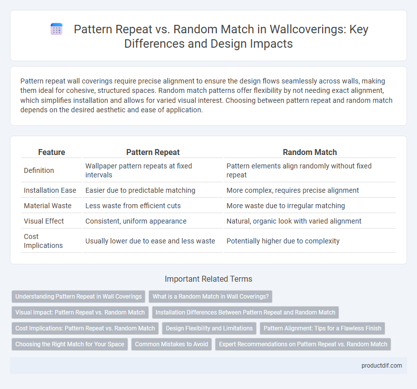 Pattern Repeat vs. Random Match in Wallcoverings: Key Differences and Design Impacts