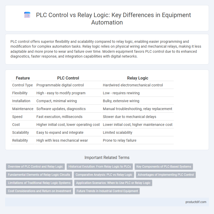 PLC Control vs Relay Logic: Key Differences in Equipment Automation