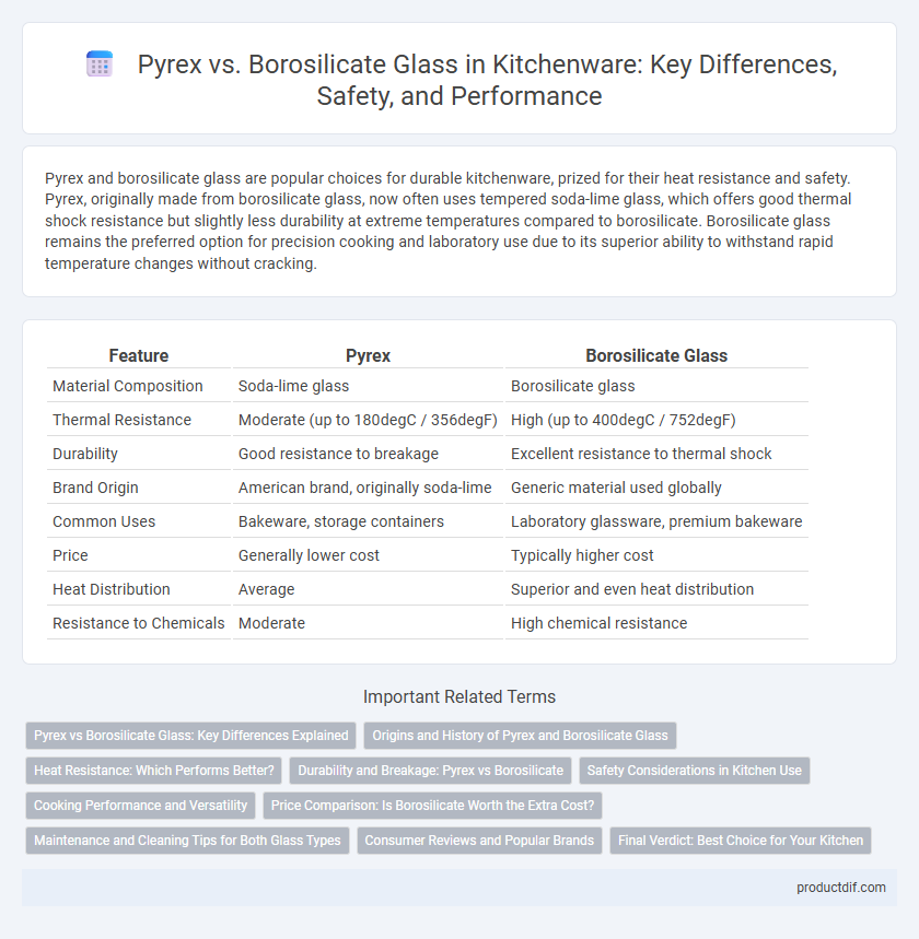 Pyrex vs. Borosilicate Glass in Kitchenware: Key Differences, Safety, and Performance