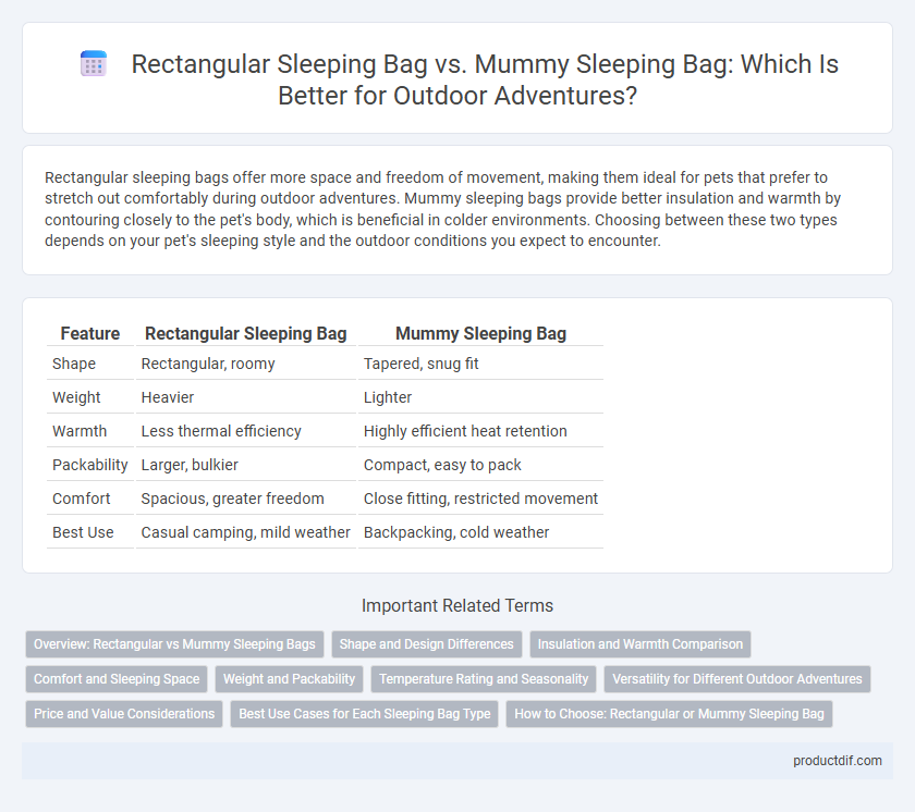 Rectangular Sleeping Bag vs. Mummy Sleeping Bag: Which Is Better for Outdoor Adventures?