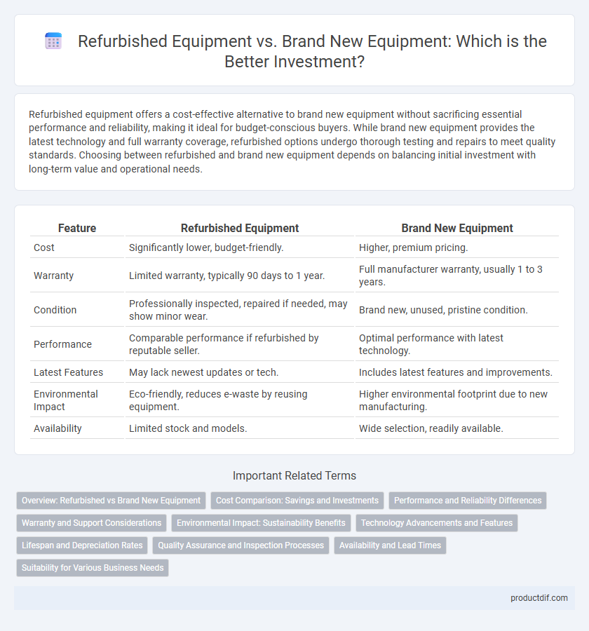 Refurbished Equipment vs. Brand New Equipment: Which is the Better Investment?