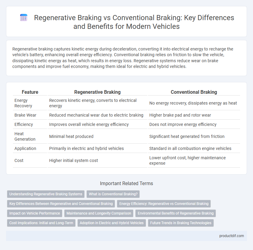 Regenerative Braking vs Conventional Braking: Key Differences and Benefits for Modern Vehicles